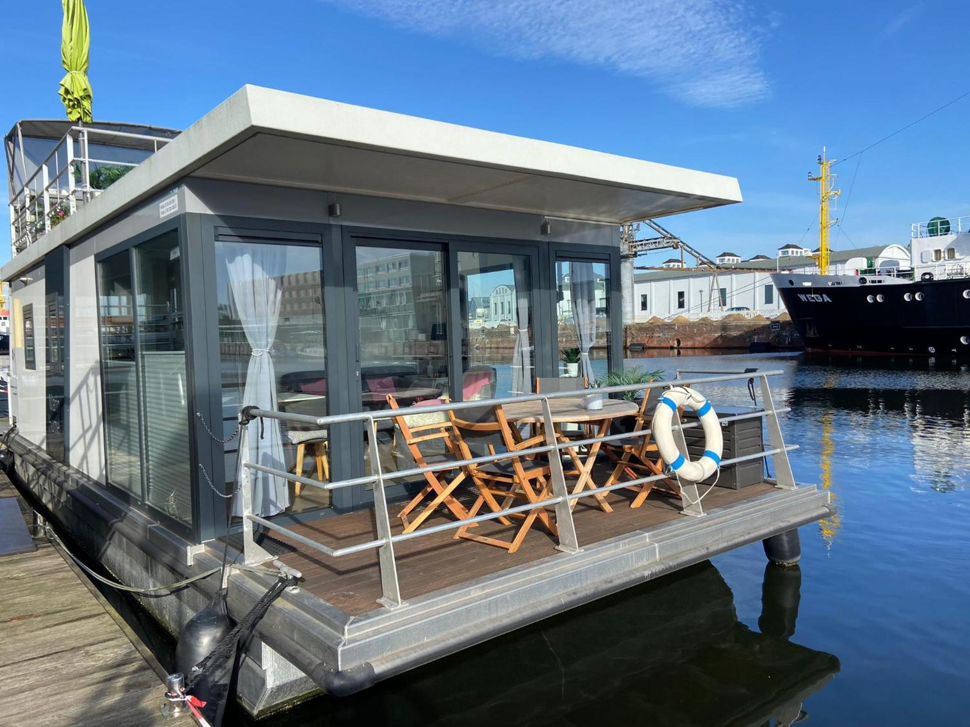 Hausboot Lobster Bremerhaven Exterior foto